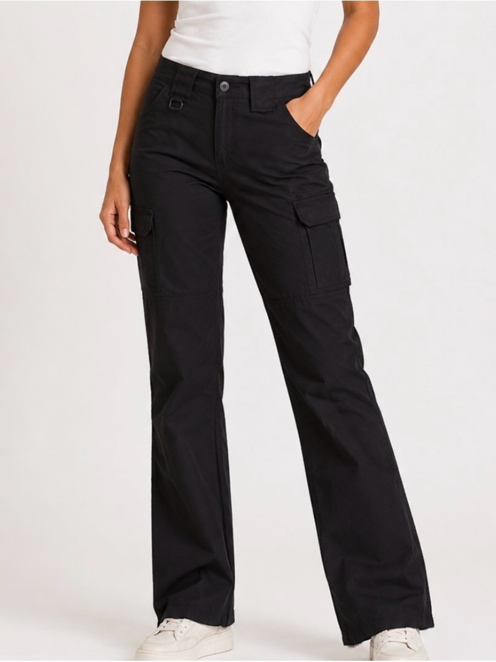 Proper brand women's tactical pants Black Cargo Pants Utility SZ 8 rip stop